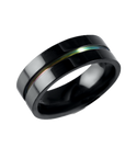 Anello Nero e multicolor