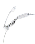 Bracciale infinito con zirconi bianchi