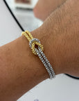 BRACCIALE NODO FOPE BICOLORE