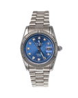 EMPORIO LIMITED FIRENZE ACCIAIO, FONDO BLU CON PIETRE