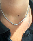 COLLANA TENNIS IN ARGENTO