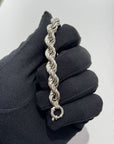 Bracciale corda in argento 925 small