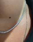 COLLANA TENNIS IN ARGENTO
