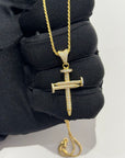 COLLANA CON CROCE MOD.CHIODO