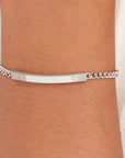 BRACCIALE PROUD PIASTRA ACCIAIO