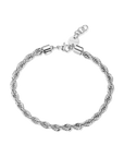 BRACCIALE RIPPLE CORDA SILVER