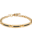 BRACCIALE TITAN PIASTRA DORATO