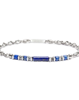 Bracciale elementi in pietra ed elementi in ematite catena marine