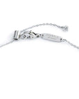 Collana catena cutting cross con zirconi centrali