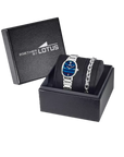 OROLOGIO DONNA LOTUS BLU E BRACCIALE ACCIAIO