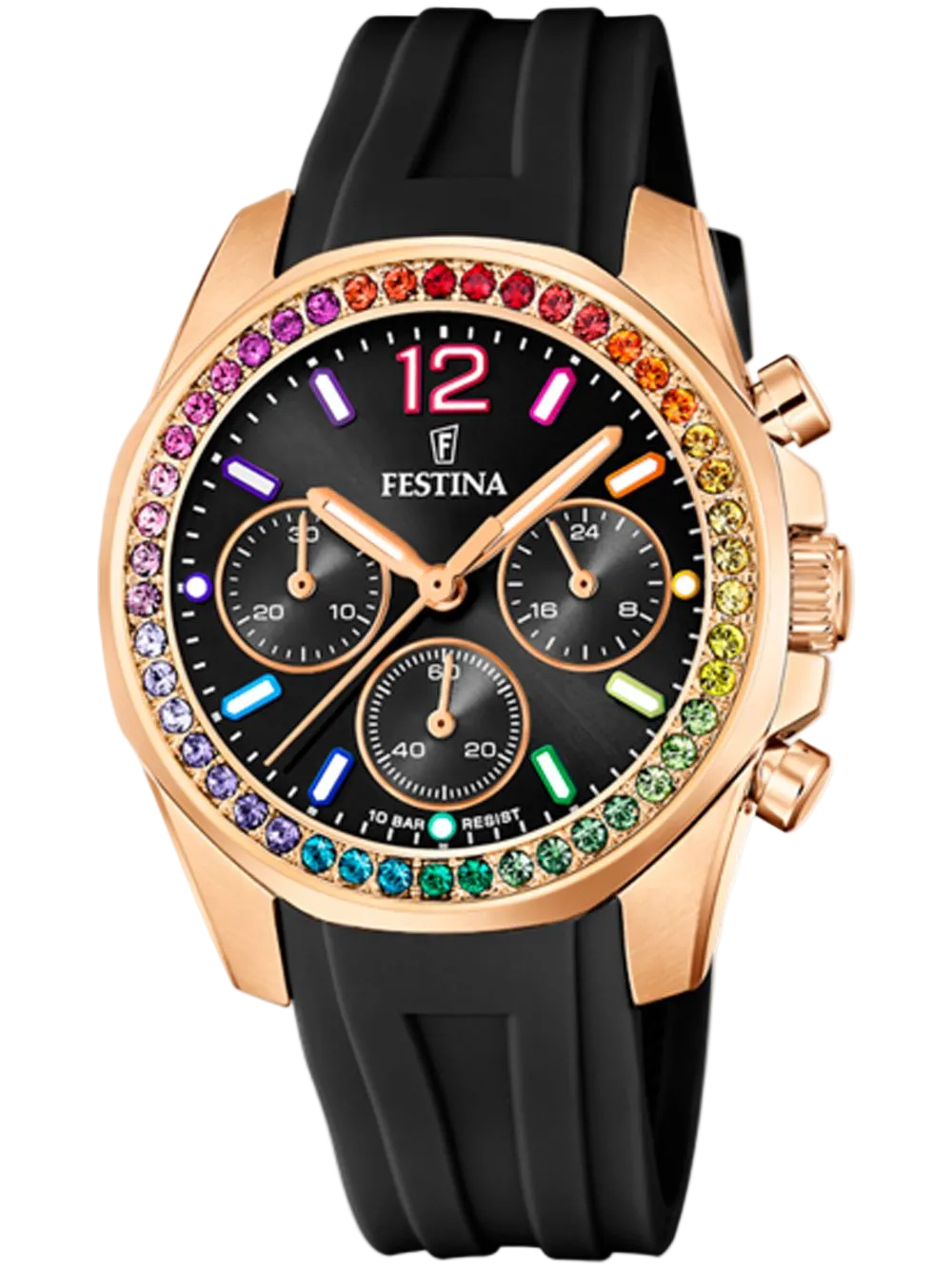 Orologio Festina chrono rosè Rainbow