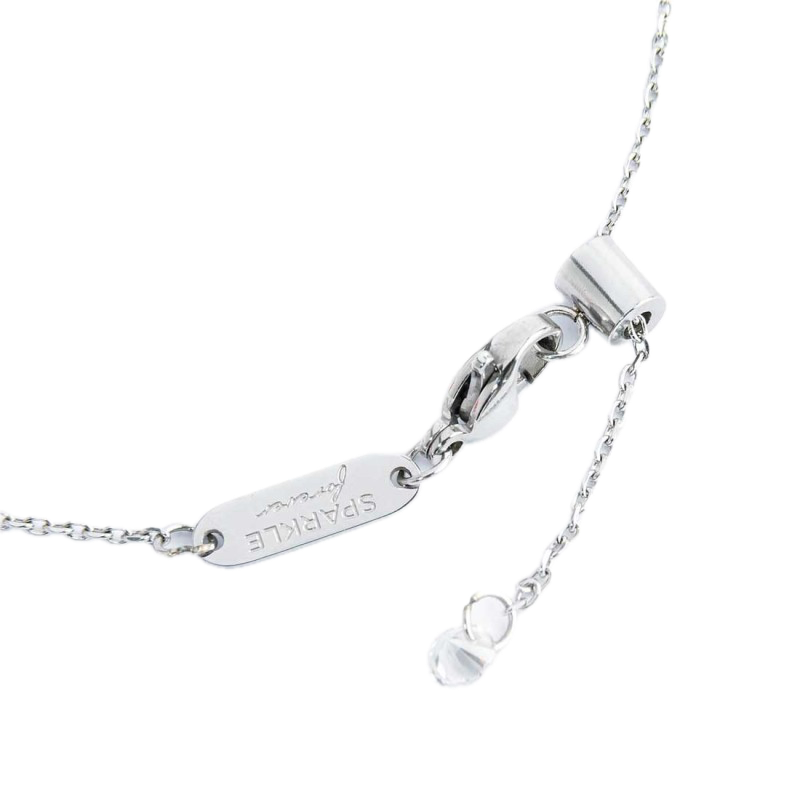 Bracciale infinito con zirconi bianchi
