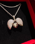 Collana cuore pavé Ti amo