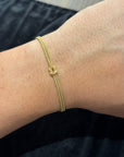 BRACCIALE NODO DORATO