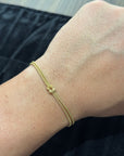 BRACCIALE NODO DORATO
