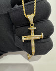 COLLANA CON CROCE MOD.CHIODO