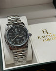 EMPORIO LIMITED ACCIAIO E NERO NUMERI ROMANI