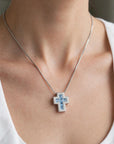 CROCE KALEIDO AZZURRO