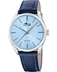 Orologio Lotus in pelle azzurro