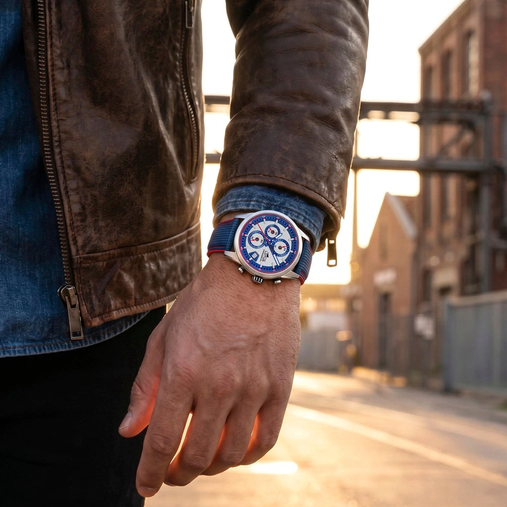 Orologio lotus Pulse blu e rosso