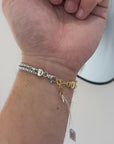 BRACCIALE NODO FOPE BICOLORE